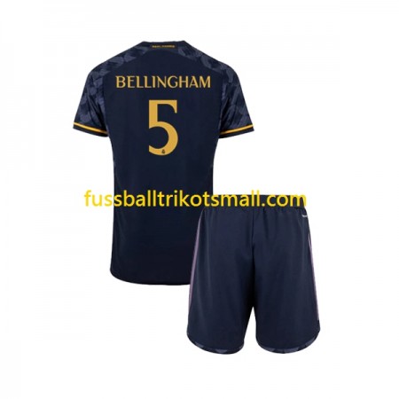 Fußballtrikots Real Madrid Jude Bellingham 5 Kinder 2023-2024 Kurzarm Auswärts-trikot kaufen